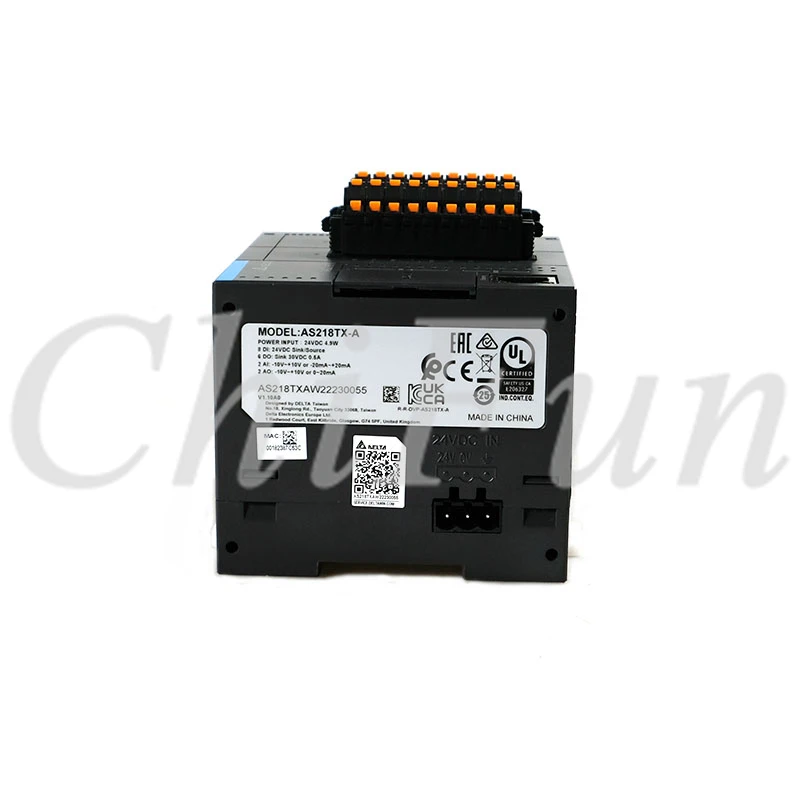 기존 델타 AS218TX-A AS218PX-A AS218RX-A PLC 프로그래밍 가능 컨트롤러 AS200 시리즈 8DI/6DO 2AI/2AO 박스 내