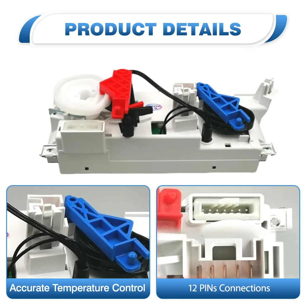 377 820 045D لوحة سخان التيار المتردد للتحكم في المناخ Assy 5X0 820 045 ABS ومعدن أسود لشركة فولكس فاجن جول كونتري 1996–2013