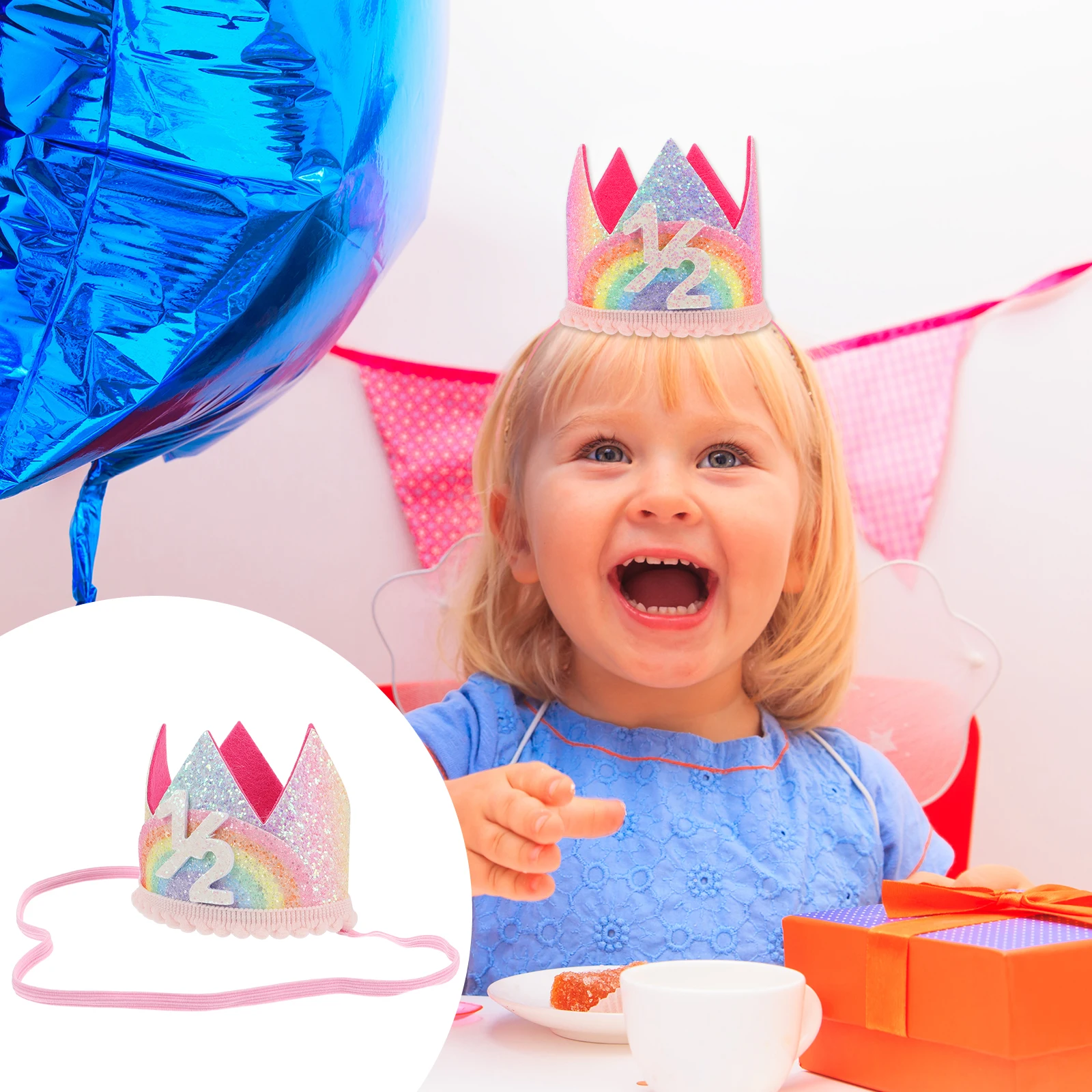 

Headdress Birthday Number Baby Kids Hat Shower Number Crown Crown Hat Party Favor Baby Birthday Party Hats Gift