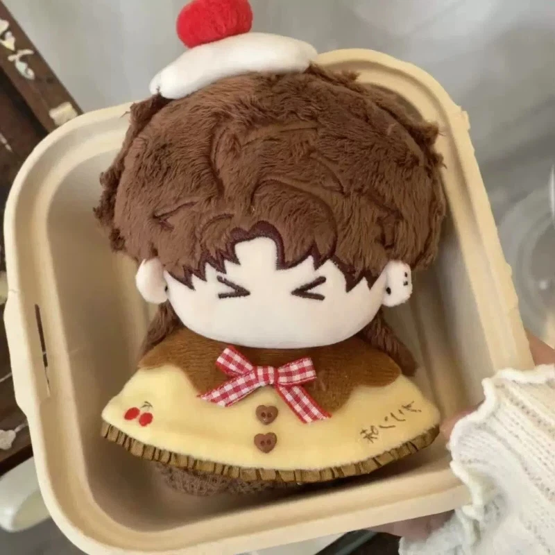 Only Clothes For 10cm Doll Pudding Cute Dessert Clothes Set Fit For Animal Star Hammer Body Types Stuffed Doll Pendant Clothes