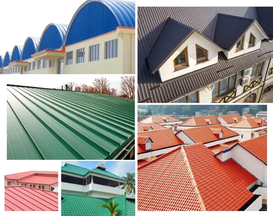 Double Layer Metal Steel Sheet Glazed Tile Tile Roof Use Cold Roll Forming Machine High Strength Steel Tile Forming Equipment