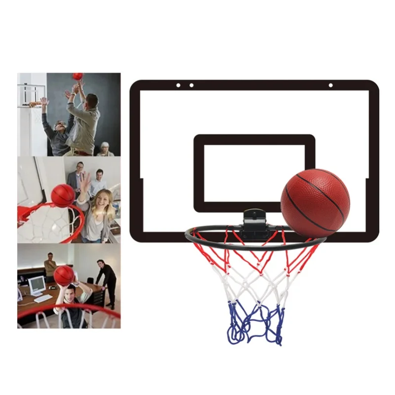 Indoor Mini Basketbalring Set Punch Gratis Hangend Type Mobiele Mini Basketbalring Voor Deur