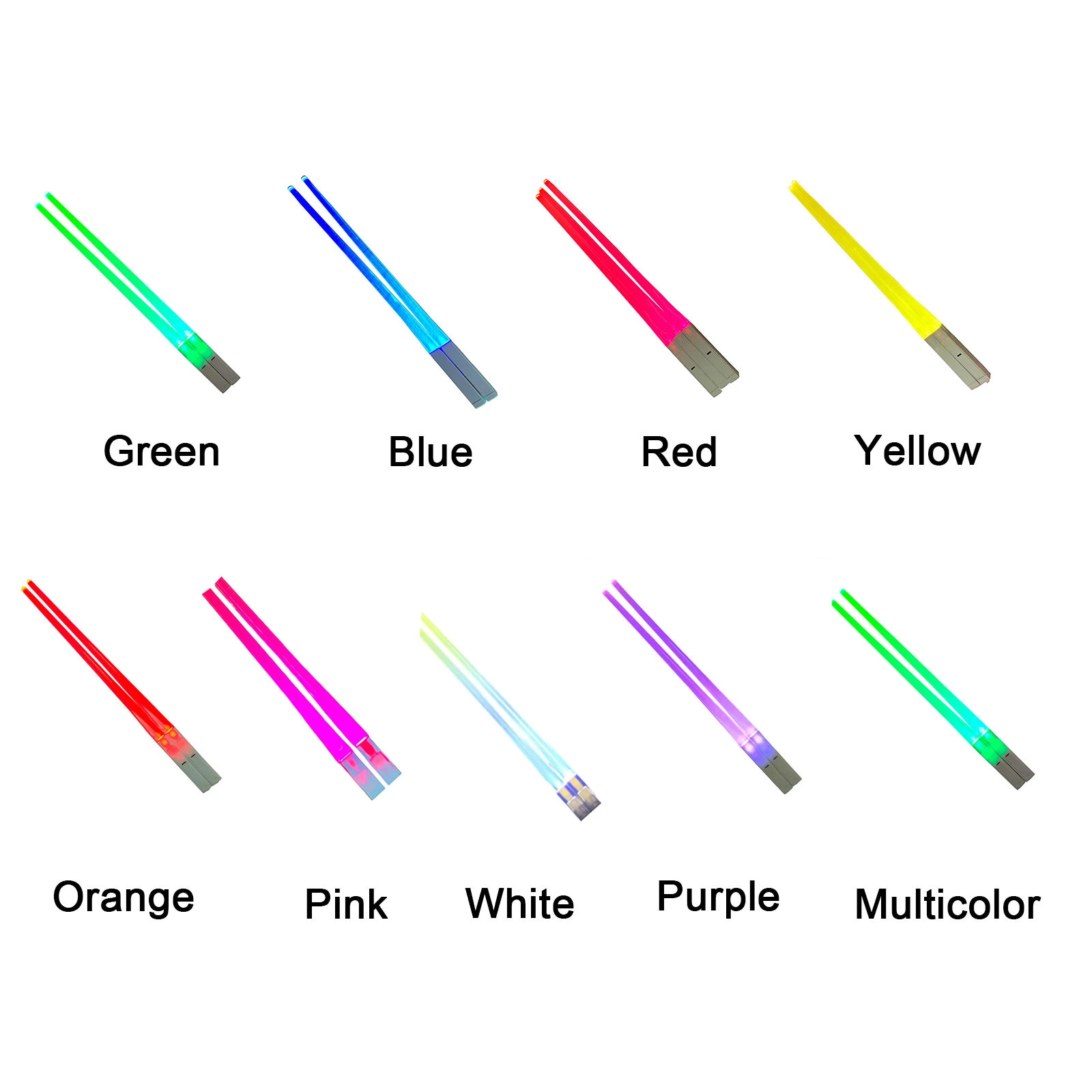 LED مضاءة العصي العصي عصا العصي القابلة للإزالة الحفل LED مضاءة العصي قابلة لإعادة الاستخدام متوهجة العصا في الظلام لوازم الحفلات #4