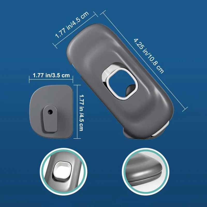 Home Cabinet Fridge Locks Safety Lock Baby Child Safety Frigerator Locks Easy To Use