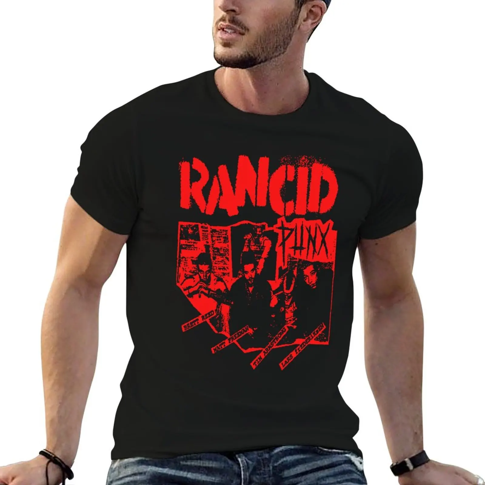 

funny shirt T-Shirt man cotton legend t music rancid - band best summer T6 t selling rancid- shirts