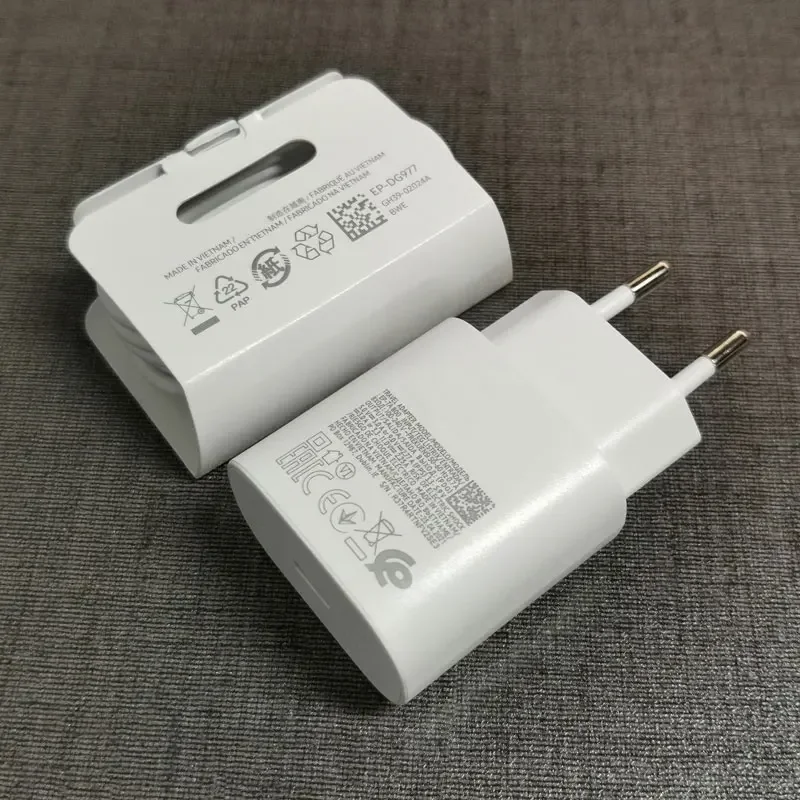 25W PD Charger Super Fast Charg Adapter Type C Cable For Galaxy S24 S23 S22 S21 S20 Ultra 10 Plus FE Z Flip Fold 6 5 4 3 2 A55