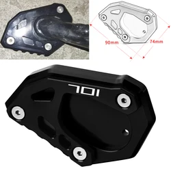 Motocicleta kickstand suporte lateral ampliar extensão almofada acessórios para husqvarna 701 enduro 701 smc para gás 700 endoro smc