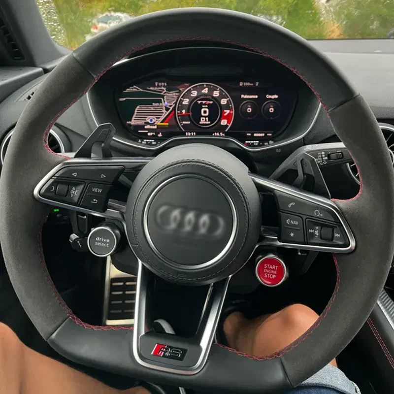 Paleta de cambio de volante de coche de aleación de aluminio apta para Audi A3 Q3 Q5 S3 RS3 SPORT S4 RS4 A5 S5 RS5 A6 S6 TT MK3, accesorios de coche