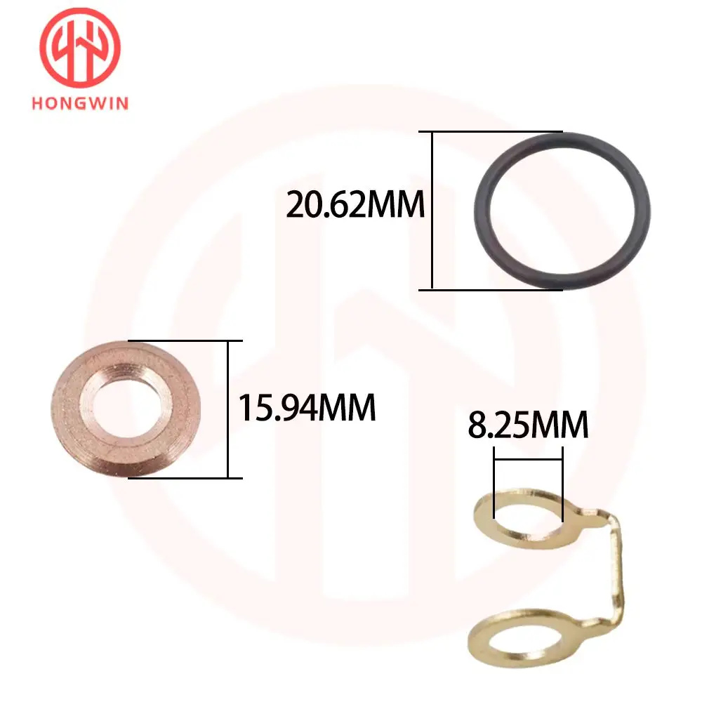 4 SET Seal Injektor Bahan Bakar 11176-30011 Untuk Toyota Land Cruiser Prado Hilux III 23256-30010 96721-19017 11176-30010