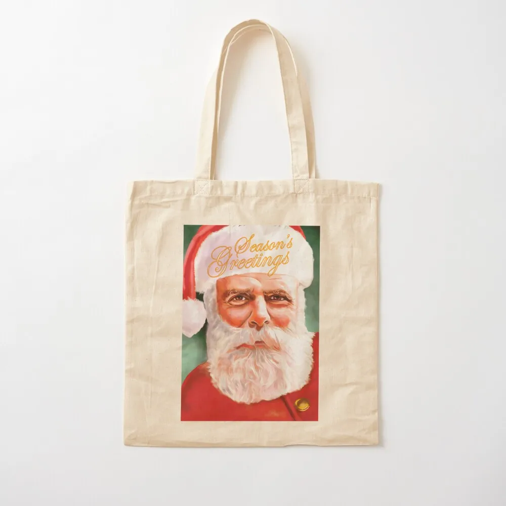 

Santa Season's Greetings Tote Bag Handbags the tote bag Cloth bag reusable grocery bags Canvas Tote