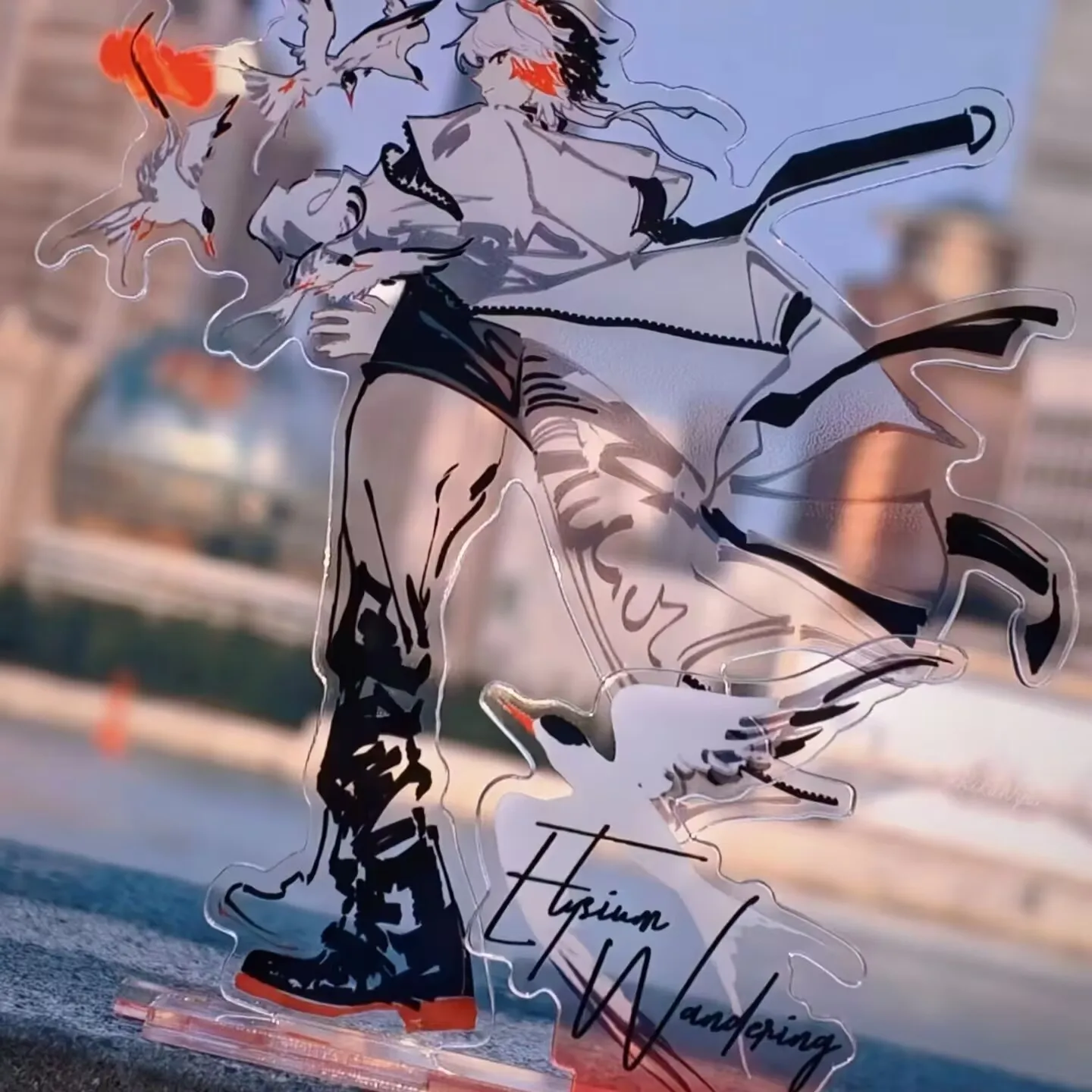 아크나이츠 팬메이드 익스트림 리얼 아크릴 스탠딩 테이블 장식 컬렉션 인스타그램 장식