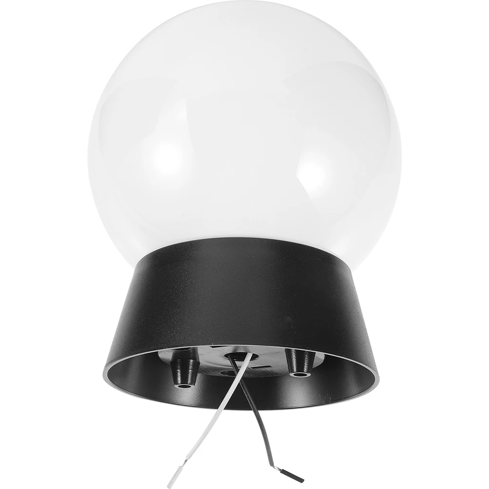 

Stainless Steel LED Ball Wall Outdoor Garden Decorative Lamp Round Wall Mounted Light Pathway Corridor Yard Exterior Light Black