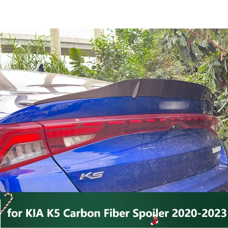 

New！ Car Tail Fin for KIA K5 Carbon Fiber Spoiler 2020-2023 Type R Rear Wing Accessories