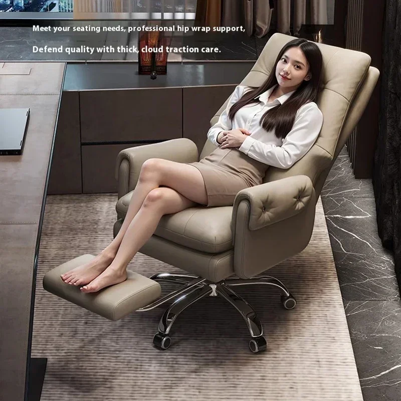 

Multi-Tilt Chairs Ergonomic Comfortable High-Density Footrest Gaming Chair Automatic Weight Chaise Ergonomique Furniture