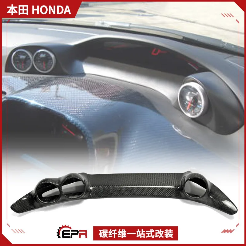 

Подходит для Honda Civic FD2, модифицированный держатель прибора из углеродного волокна, внутренний приборный тахометр BYS, установленный