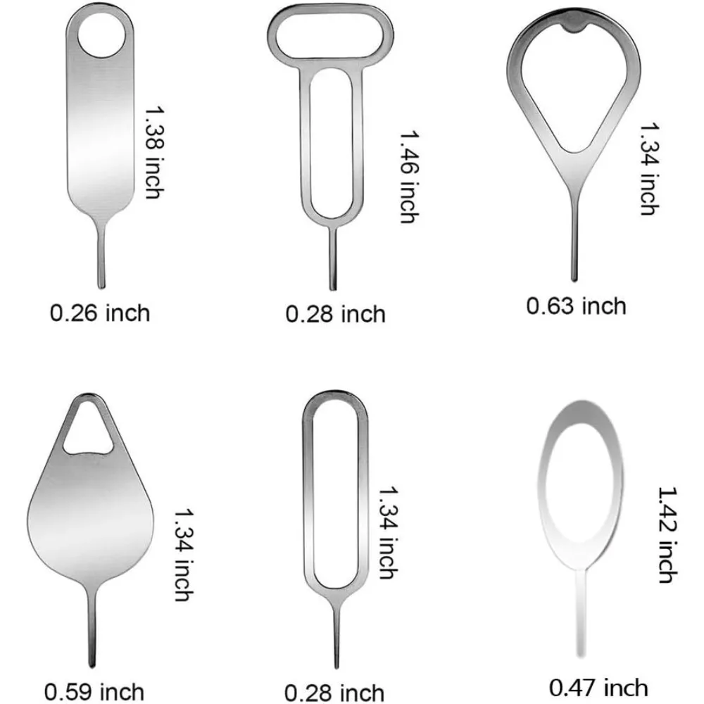 16 SIM card removal Opening Tool Tray Ejector Needle Ejector Catapult Compatible with all iPhone Apple iPad HTC