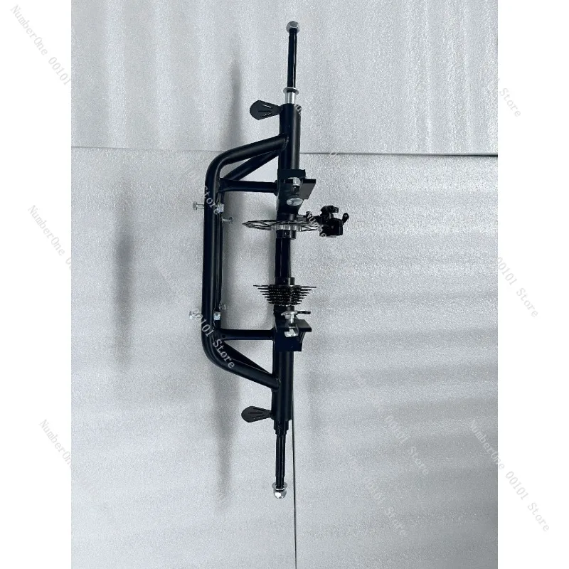 Human tricycle accessories, elderly pedal tricycle rear axle, wheel rear flower basket