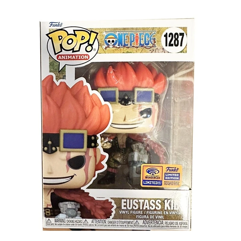 FUNKO POP-juguete de una pieza, barba blanca, 1270 limitada, Gol D. Figura de acción de juguete para niños, modelo de juguete para regalar Eustass 1274 de Roger 1287