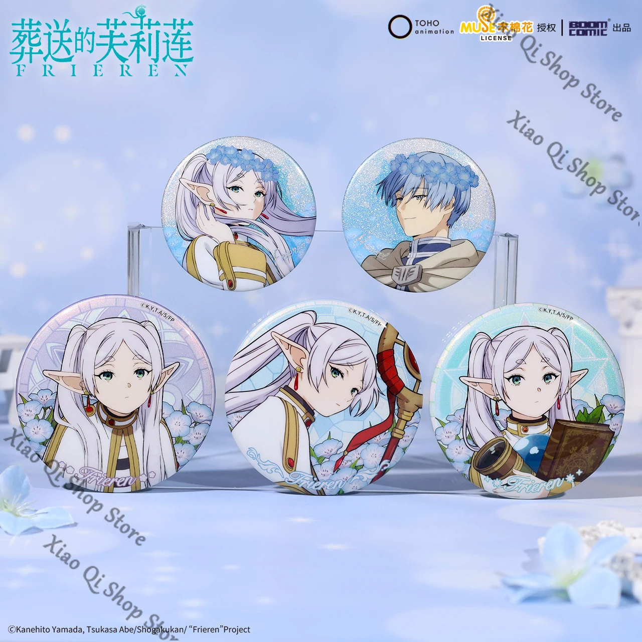 

Официальный оригинальный значок серии Frieren: Beyond Journey's End Anime для одного игрока Himmel ambitus Высокий уровень внешнего вида