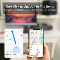 FEDI-4 PCS Smart Air Tag GPS Tracker Key Finder GPS Global Positioning Bluetooth Mini GPS Tracker Pet Key Bag Finder For IOS