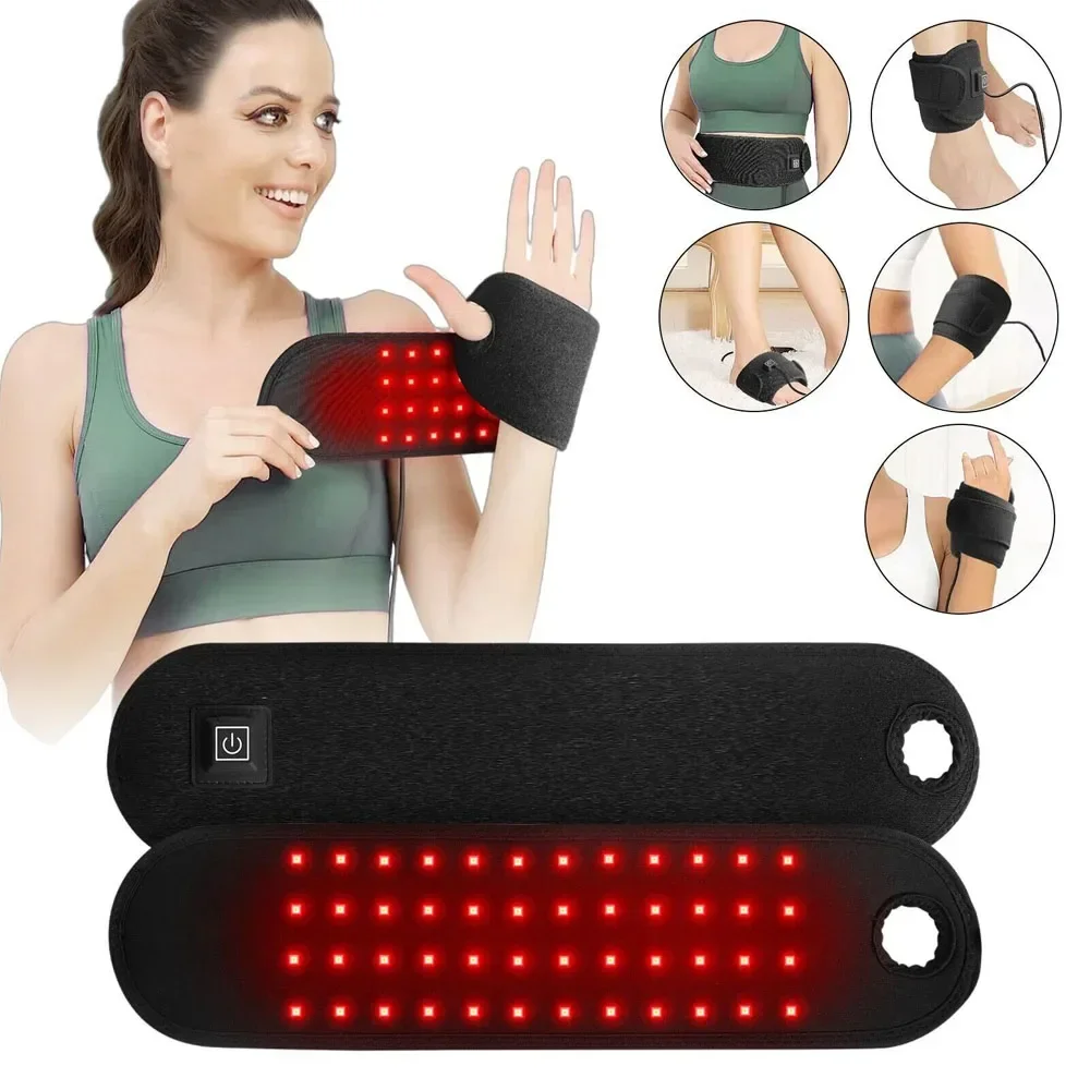 Red Light Therapy Waist Belt for Hand Relief Belt 850nm&660nm Near Infrared  Joint Care for Knee Massager