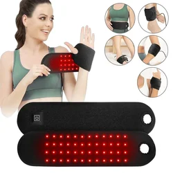 Terapia de luz roja para mano, envoltura de muñeca Led, dispositivo de terapia de luz infrarroja para muñeca, alivio del dolor de tobillo y dedo