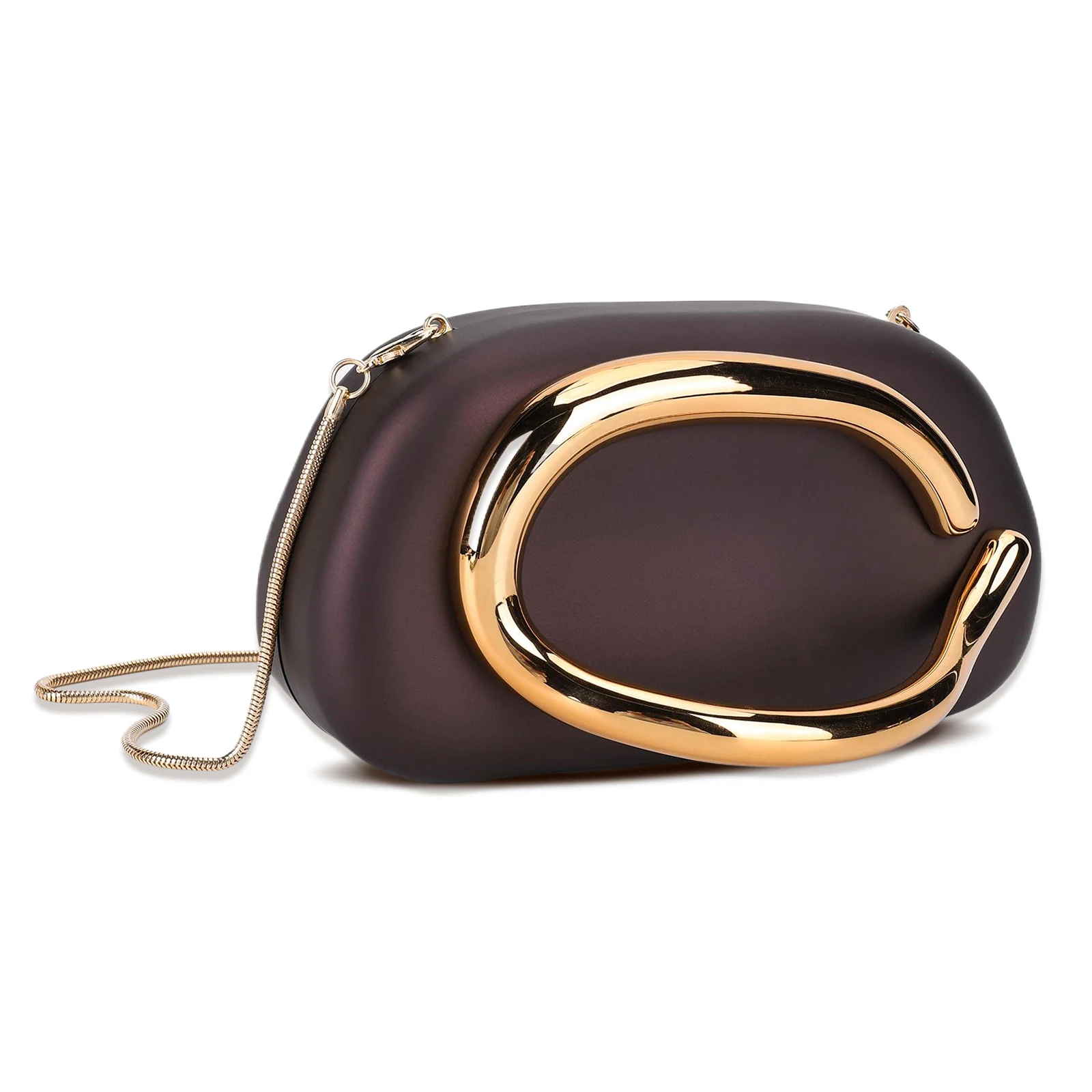 

Box Bag Metal Details Crossbody Pu Leather Clutch Shoulder Luxury Brand Handbags Women's Handbag Ladies Female Evening Purse Red