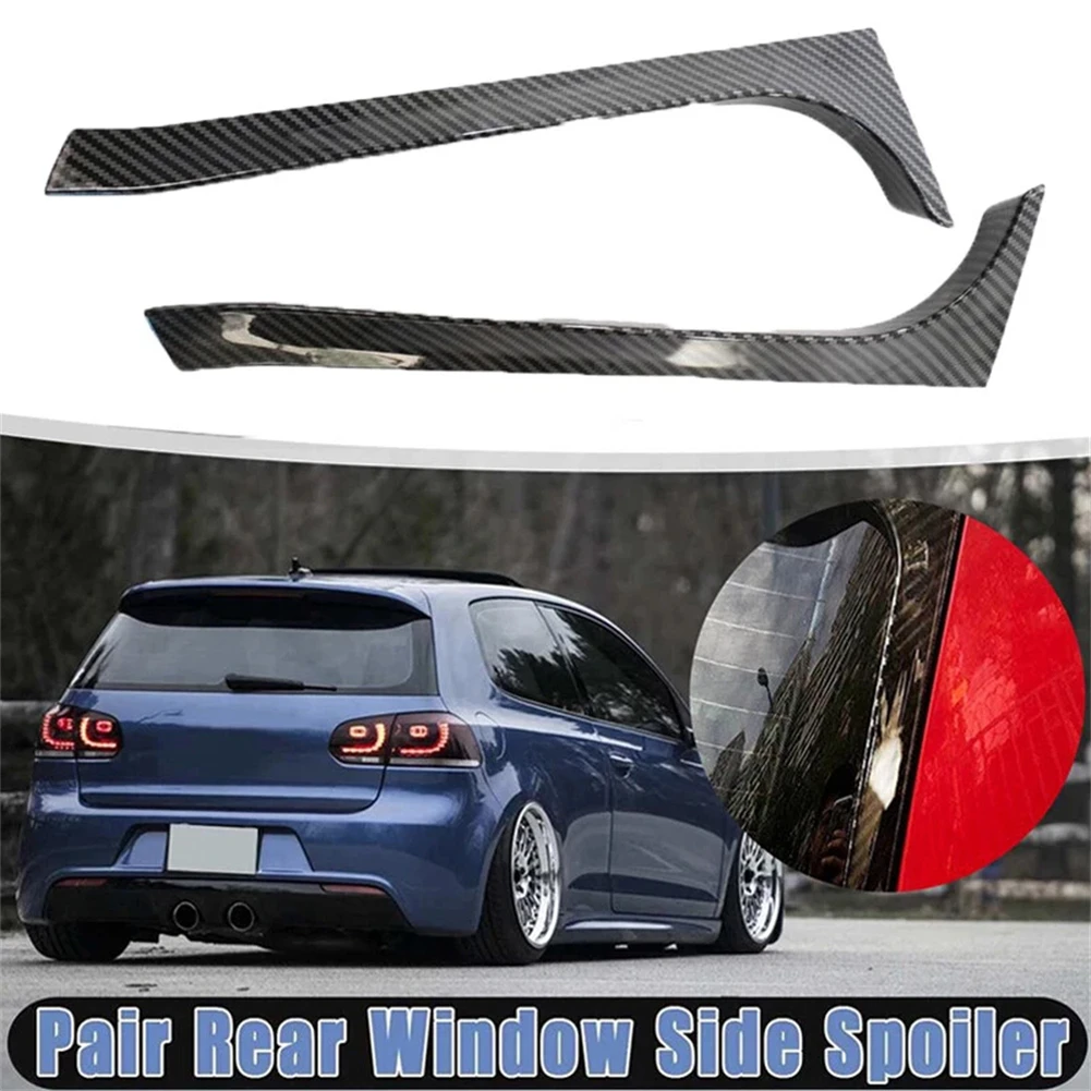 

Side Vent Trim Carbon Fiber Look Rear Window Spoiler Factory Specification Fit Easy Installation Car Exterior Styling