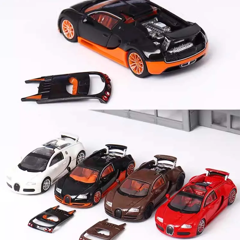 

Mortal 1:64 Bugatti Veyron Alloy Car Model Toy Die-cast Car Model Decoration Miniature Cars Collectible Holiday Gifts for Boys