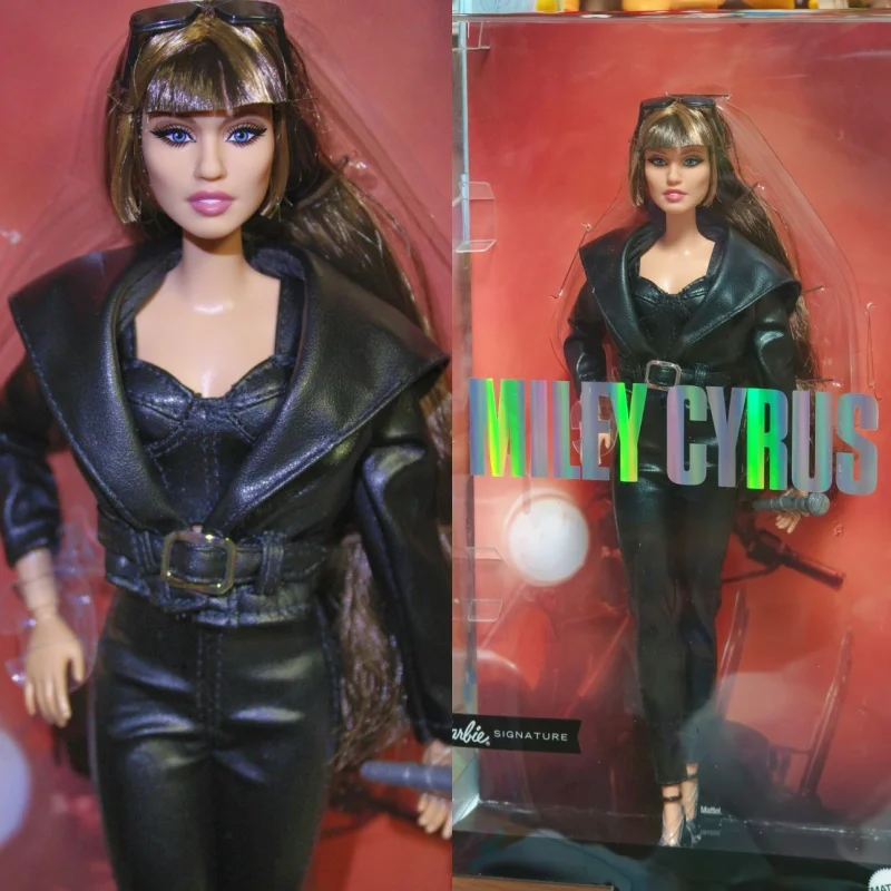 Instock Barbie Miley Cyrus Figurine Collection Level Model Toys Movable Joint Figurine 2026 New Fans Collect Gifts Xmas Gift