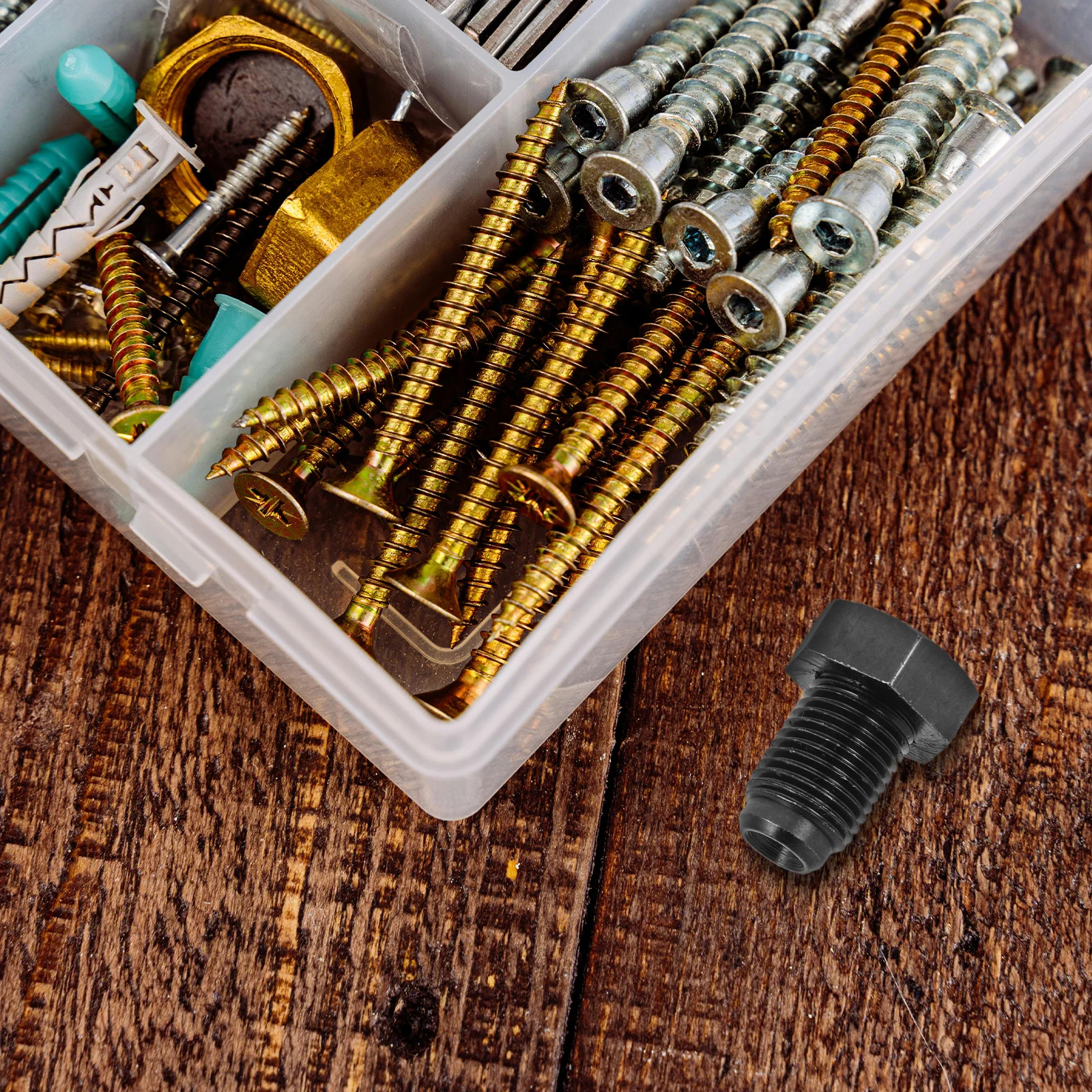 

M10 Carbon Steel Automotive Engine Oil Plug Durable Leakproof Easy Install Enhance Performance Universal Fit Various Car Models