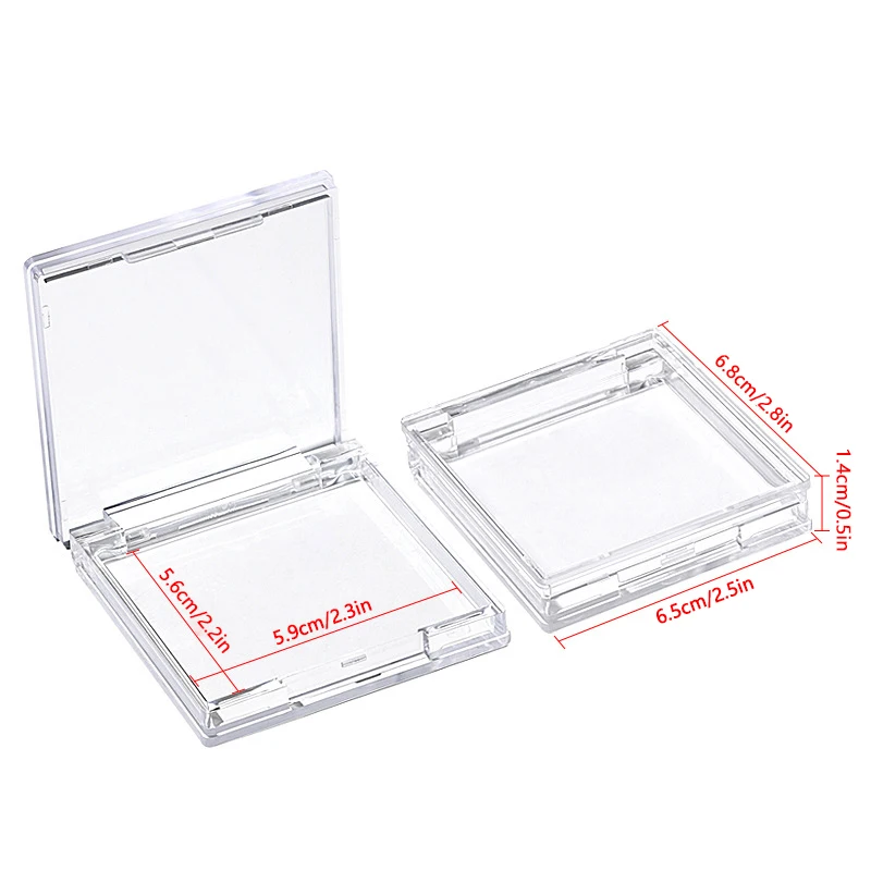 Eyelash Packaging Box False Eyelash Storage Box Nail Art Display Box Transparent Eye Shadow Storage Box Travel Eyelash Box