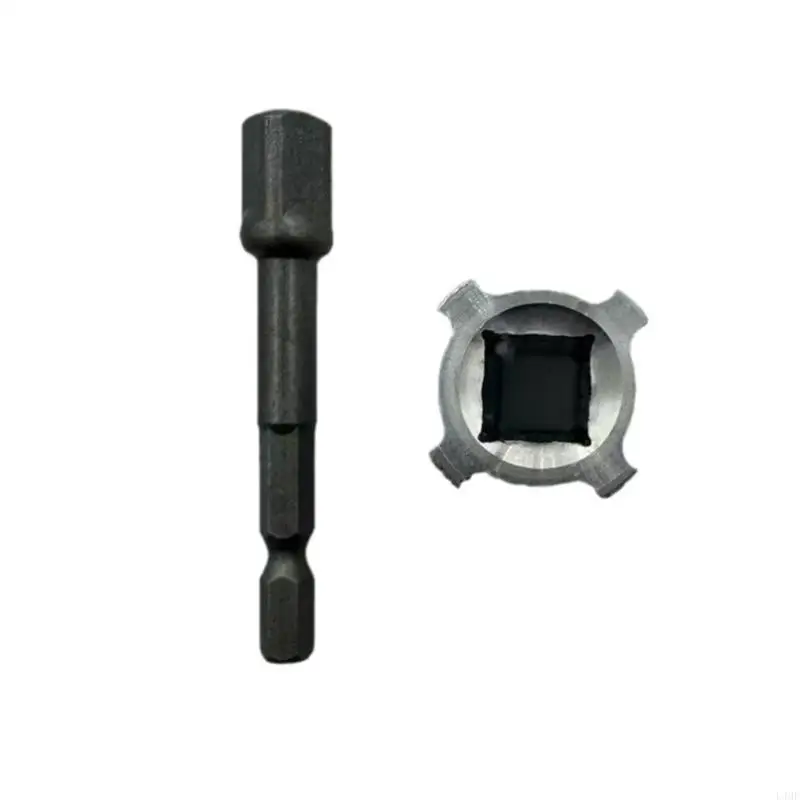 Electric Drill Adapter Hexagonal Shank Hole Opener 6.35mm Power Tool Parts L4MF