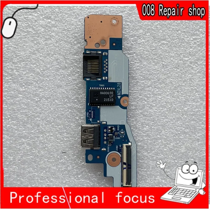 5c50z44714 new and original laptop for Lenovo ThinkPad E14 Gen 2 power on board USB small board RJ45 network port ge4b0 ns-d012