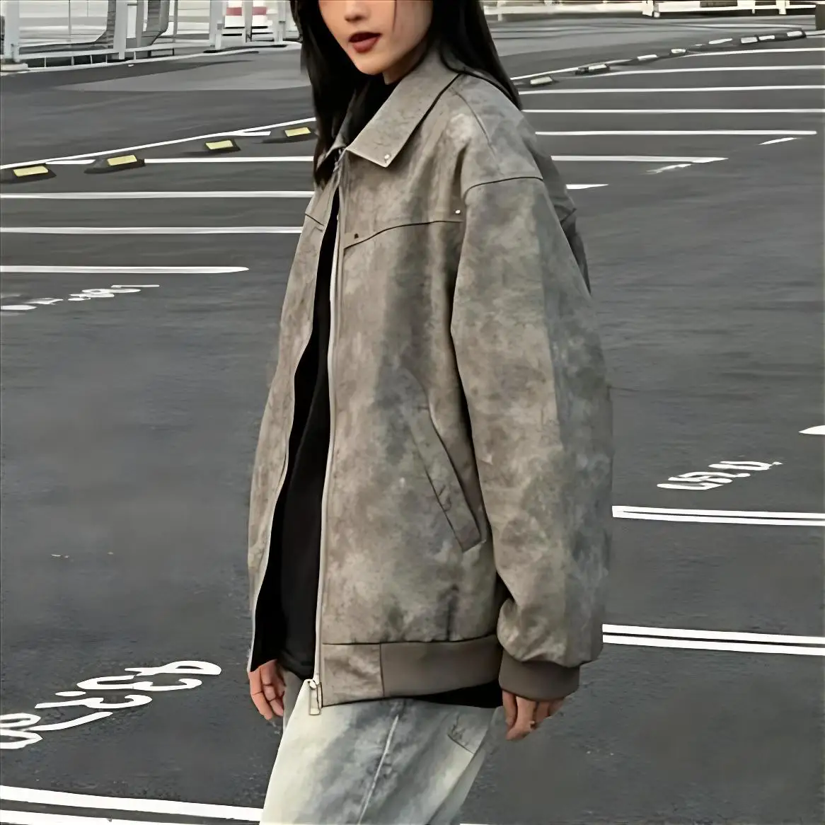 سترات منفوخة للنساء سترة من الصوف للخريف من الفلانيل بأزرار متقلب للكلية العصرية البناتي الجميلة Preppy الفنية الشبابية