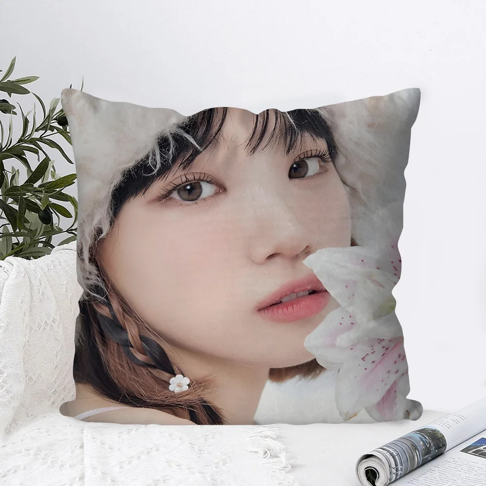 Kim Chae Won Kpop Pillow Case Square Pillow Bedroom Sofa Leisure