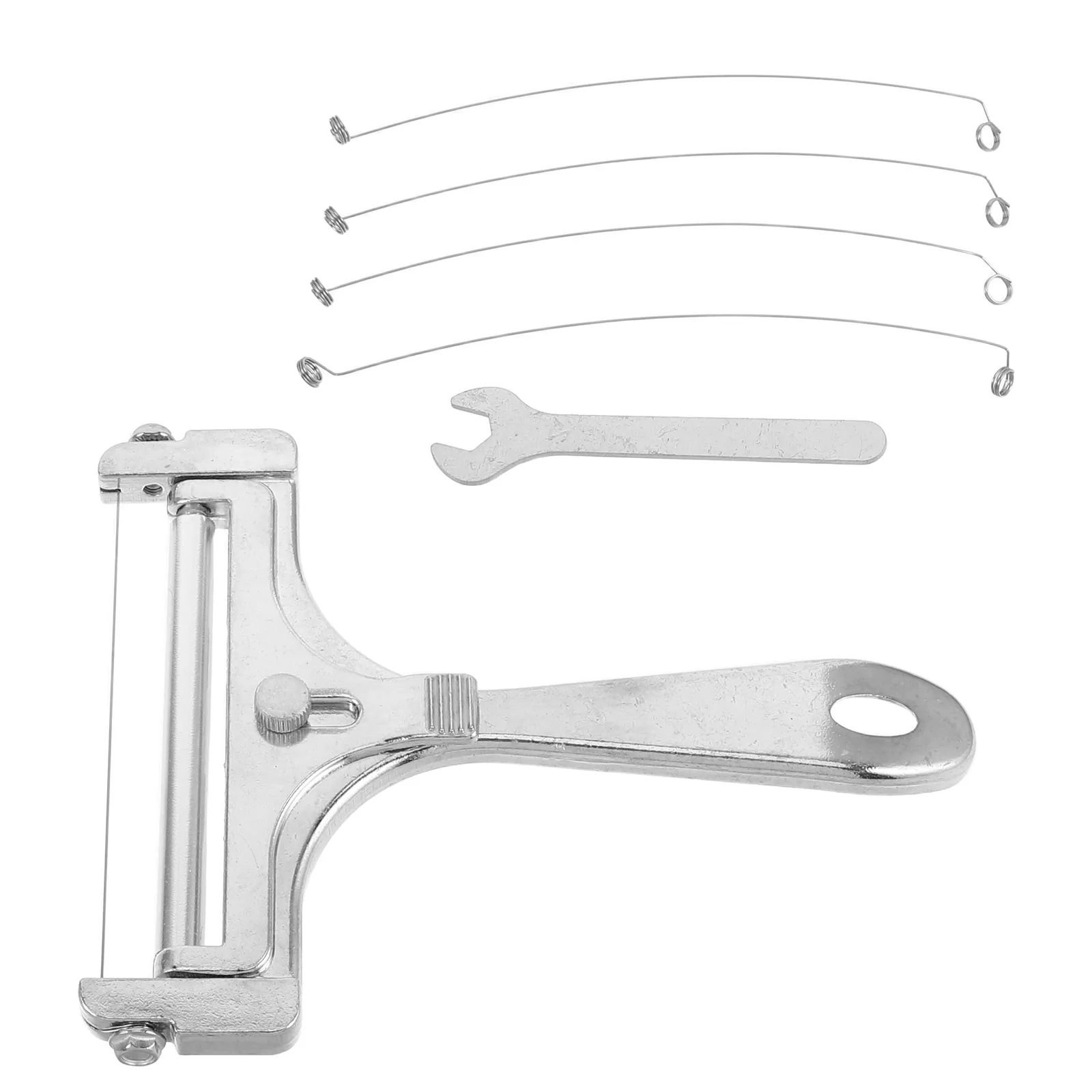 

6pcs Handheld Cheese Slicer Kit Stainless Steel Wire Cutter For Hard Cheese Butter Gruyere Raclette Kitchen Slicing