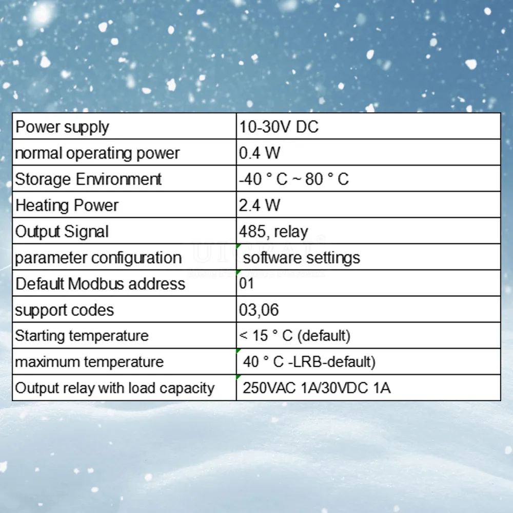 Rain and Snow Sensor Transmitter Weather Induction Detection Heating Anti-icing IP65 Output RS485 0-2V 0-5V 0-10V 4-20mA