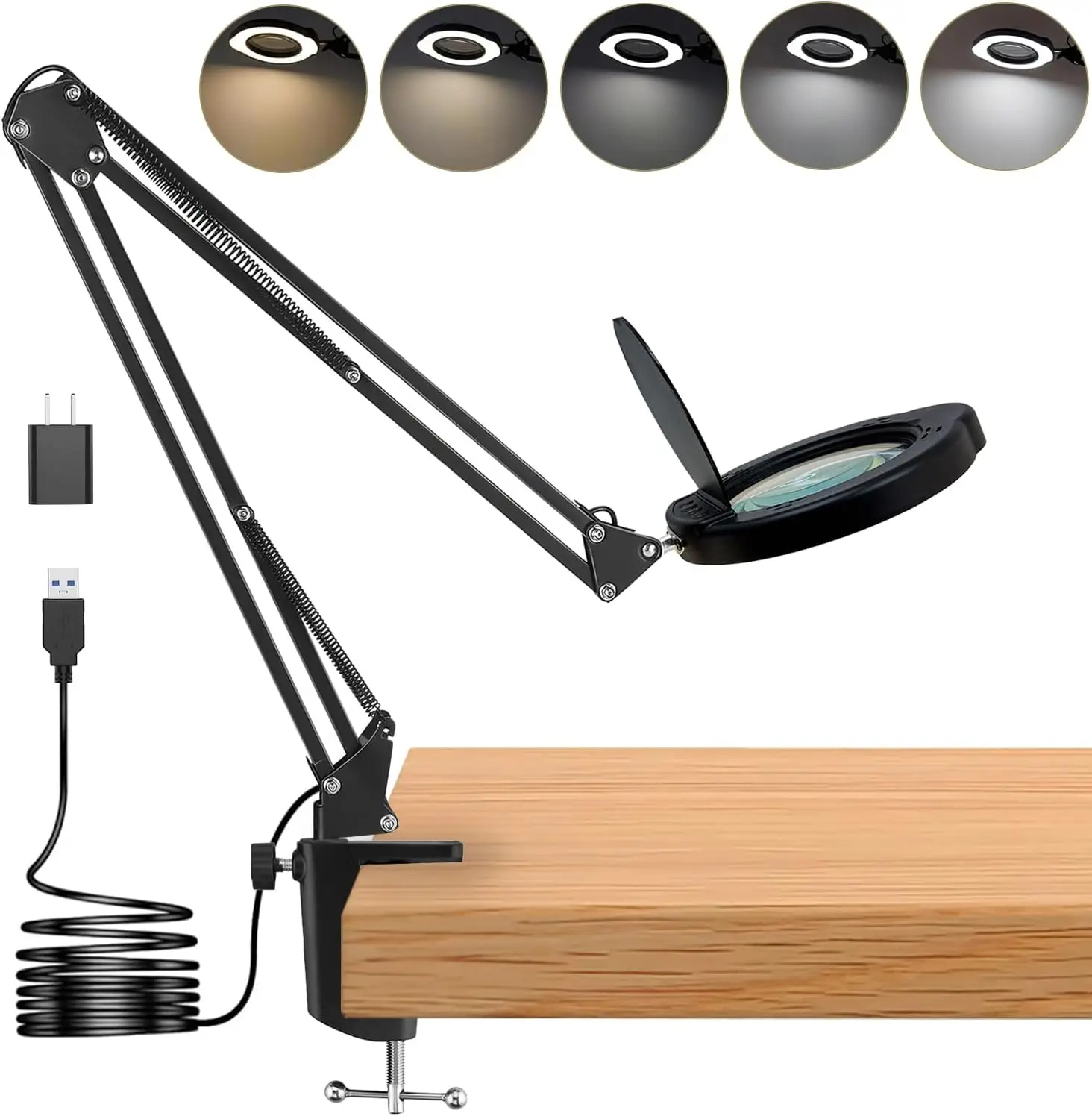 15X Magnifying Desk…