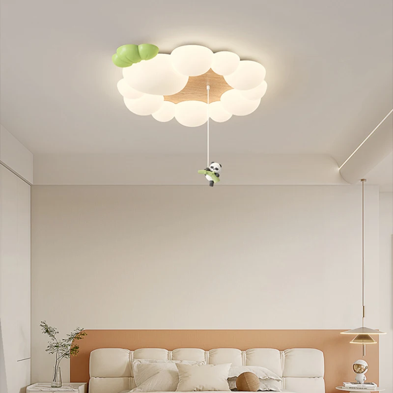 Bubble Cloud Radish Ceiling Lights LED Children's Room Light Cute Rabbit Panda Cloud Lights Warm Boy Girl Bedroom Ceiling Lamps