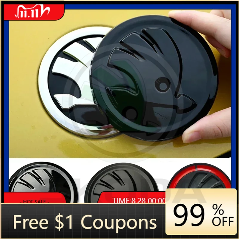 

Наклейка на автомобиль из АБС-пластика, эмблема на капот для SKODA Octavia, Superb, Rapid, Spaceback, Kodiaq, Karoq, Kamiq, автомобильный декор