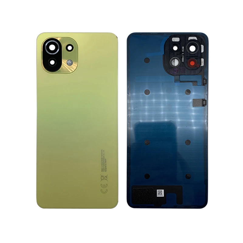 AAA+ quality New Back Glass For Xiaomi 11 Lite Back Cover Door Mi 11 Lite 5G Hard Battery Case Rear Housing Cover Replacement