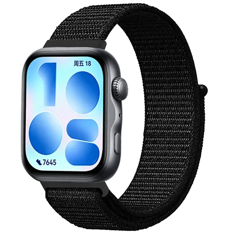Offizielles 1:1 Nylon-Schlaufenarmband für Huawei Watch Fit 5 Pro 4 Pro Sportarmband für Huawei Watch 5/4/3 Armbandzubehör.