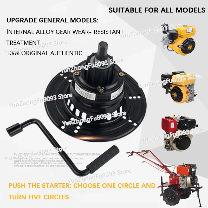 Micro Tiller, Diesel Engine, Engine, Accessories, Forward and Reverse Rotation To Hand Starter