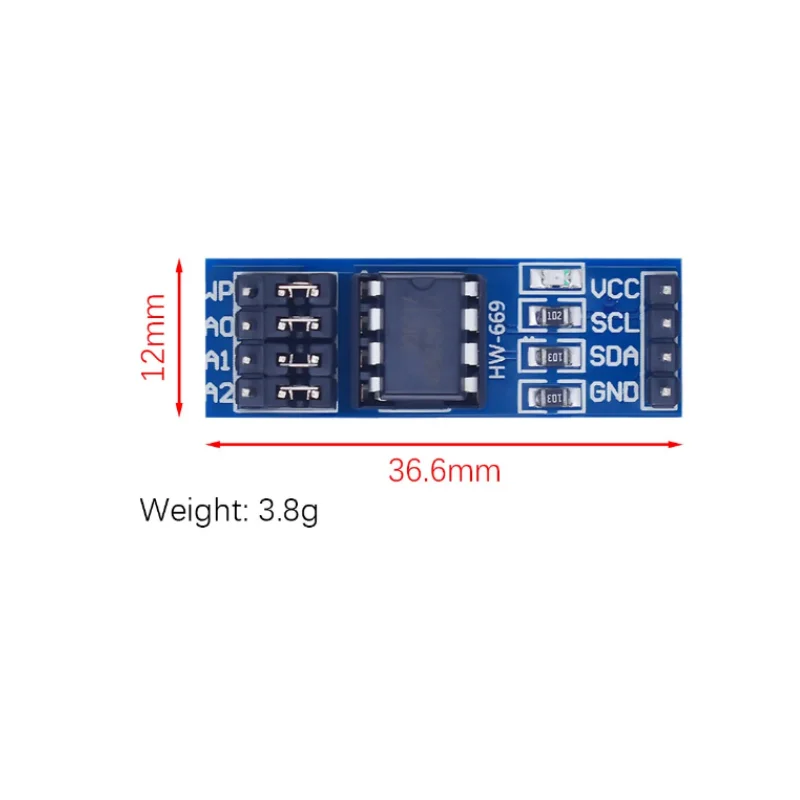 New AT24C256 24C02 24C04 24C256 I2C Interface EEPROM  Memory Module