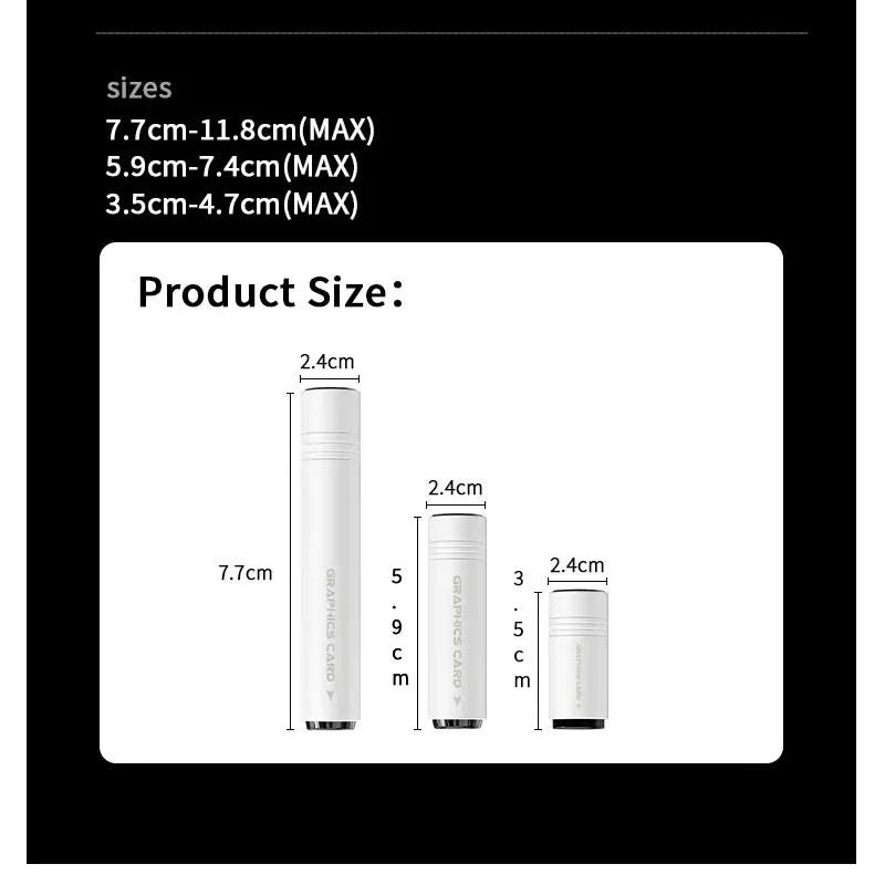 LDPCSJ Computer chassis graphics card bracket mini anti-bending support bar bracket jack small magnetic suction fixed