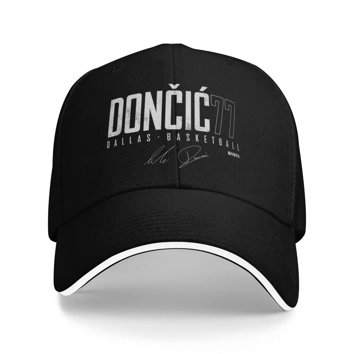 

Luka Doncic Elite Signatures Baseball Cap New Hat fun hats fishing caps man hard hat Women's Hats Men's