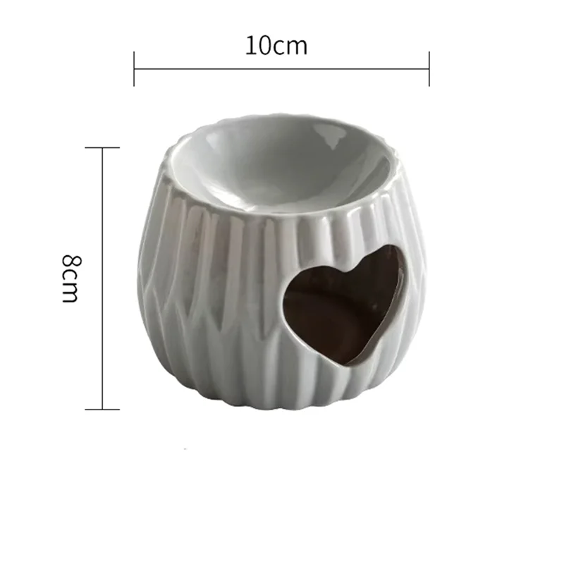 TFORU-حامل شمعة الصينية شمعة الشمع Melter الموقد الشاي ضوء مصباح عطري لطاولة الطعام ديكور المنزل العطر #5