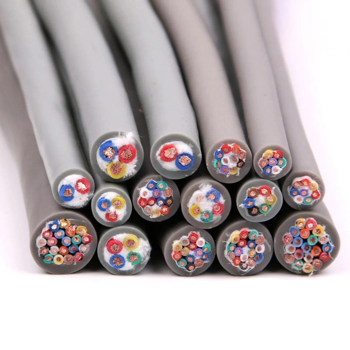 

TRVV Drag Chain Cable 2/3/4/5/6/7/8/10 Core 24/22/20 AWG High Flexible PVC Towline Cable Oil Resistant for CNC Robot Automation