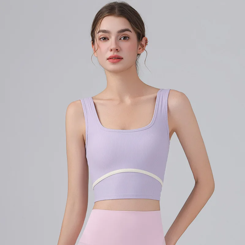 

Цельный женский летний жилет с нагрудником, эластичные дышащие майки для занятий спортом на открытом воздухе, фитнесом, тренажерным залом, фитнесом, тренировок, бега